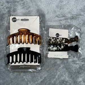 NWT Gemelli Hair Clip and Hair Tie Bundle